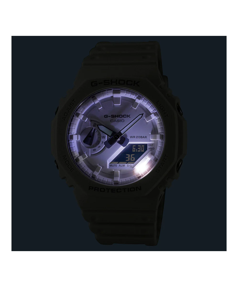 RELOJ CASIO G-SHOCK GA-2100-7A7DR- BLANCO - Image 3