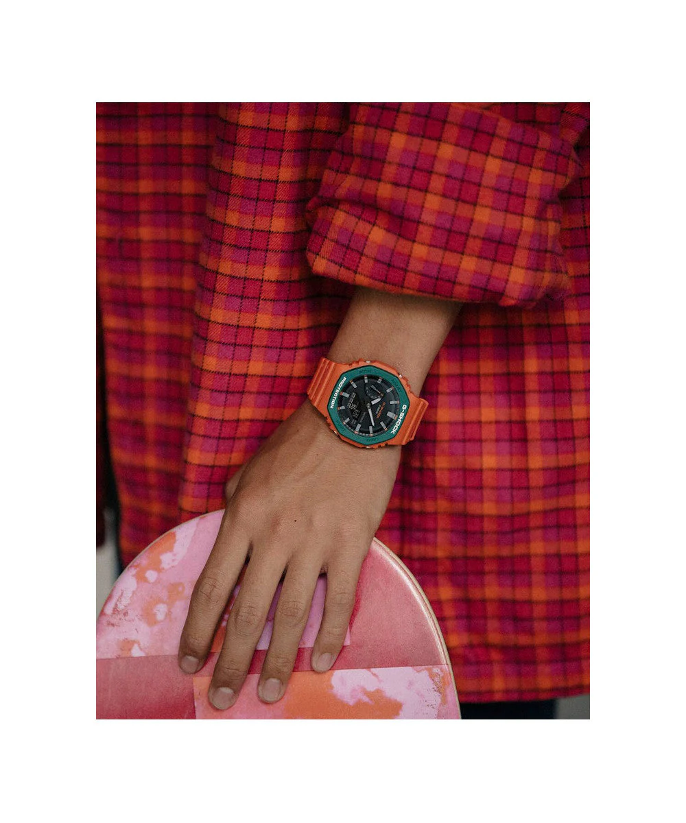 RELOJ CASIO G-SHOCK GA-2110SC-4ADR- NARANJADO - Image 2