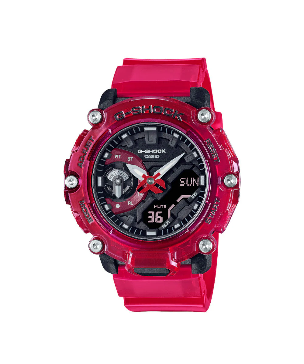 RELOJ CASIO G-SHOCK GA-2200SKL-4ADR- ROJO