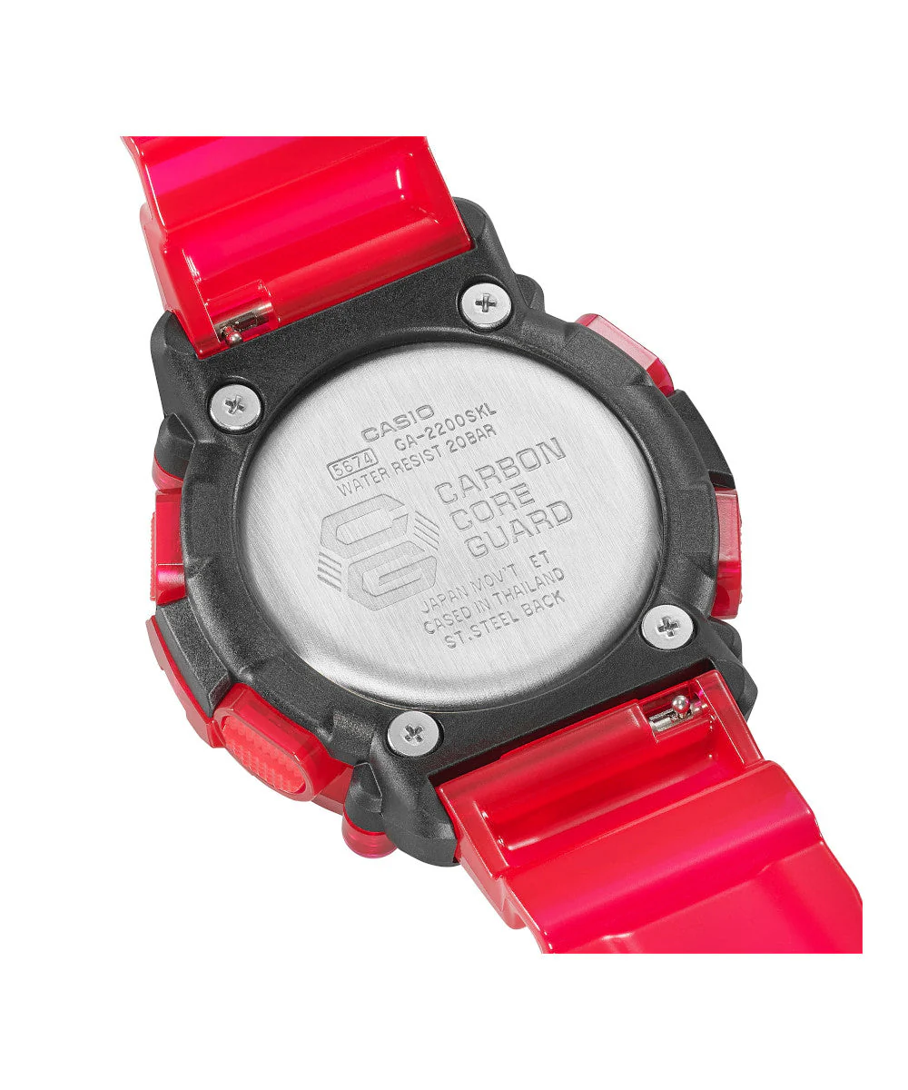 RELOJ CASIO G-SHOCK GA-2200SKL-4ADR- ROJO - Image 9