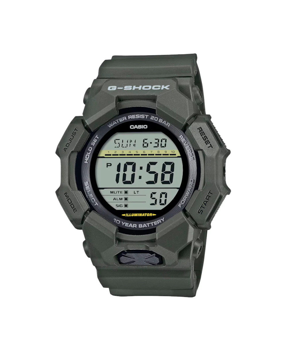 RELOJ CASIO G-SHOCK GD-010-3DR- VERDE
