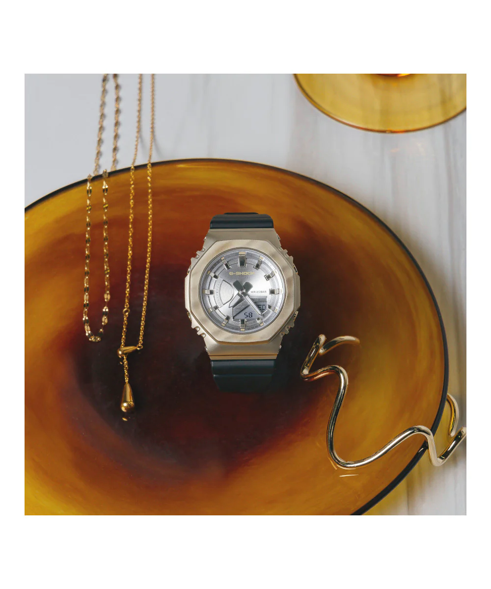 RELOJ PARA MUJER CASIO G-SHOCK  GM-S2100BC-1ADR -AMARILLO - Image 5