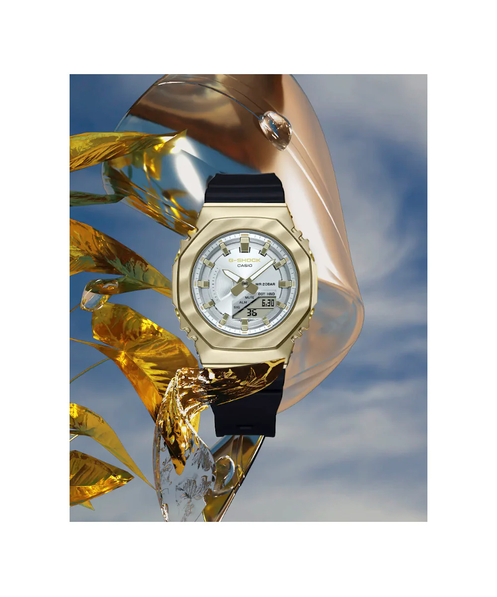 RELOJ PARA MUJER CASIO G-SHOCK  GM-S2100BC-1ADR -AMARILLO - Image 7