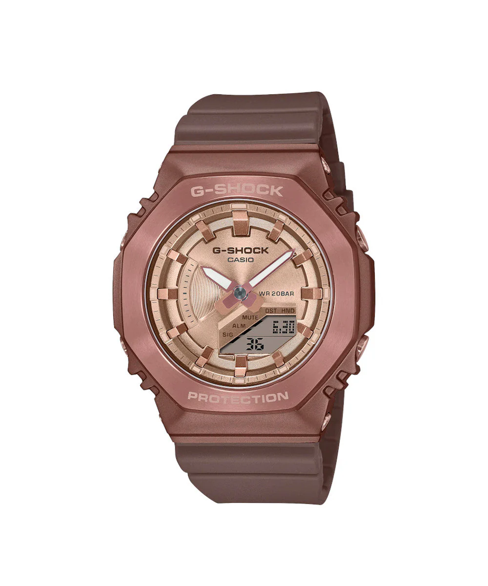 RELOJ PARA MUJER CASIO G-SHOCK GM-S2100BR-5ADR -ROSADO