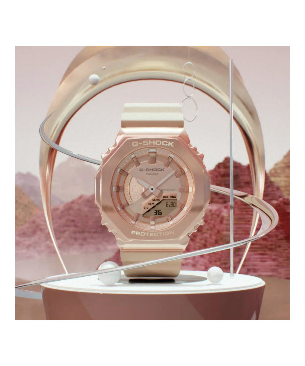 RELOJ PARA MUJER CASIO G-SHOCK  GM-S2100PG-4ADR -ROSADO - Image 11