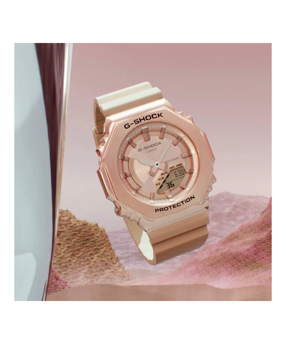 RELOJ PARA MUJER CASIO G-SHOCK  GM-S2100PG-4ADR -ROSADO - Image 12