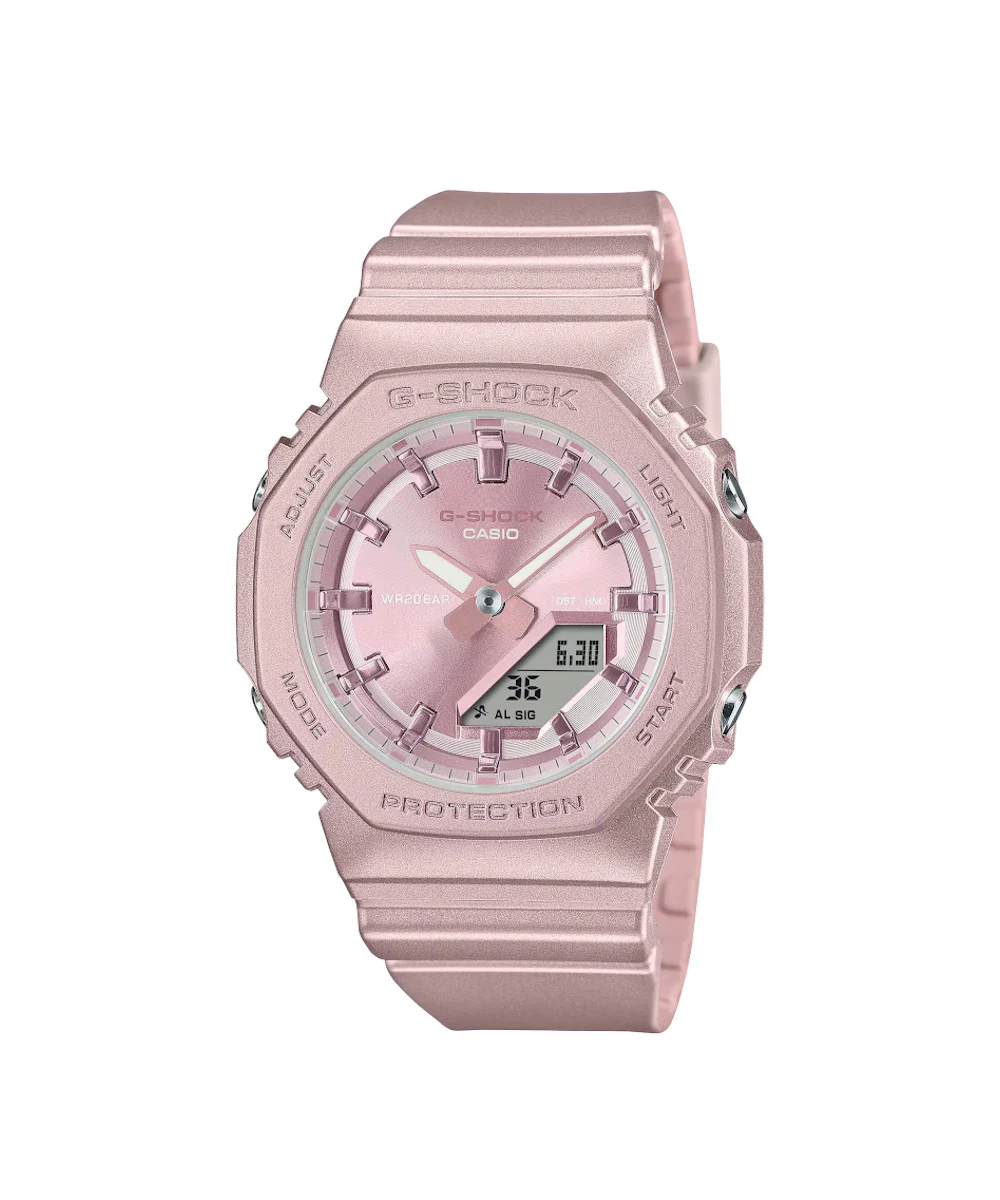 RELOJ PARA MUJER CASIO G-SHOCK GMA-P2100ST-4ADR -ROSADO