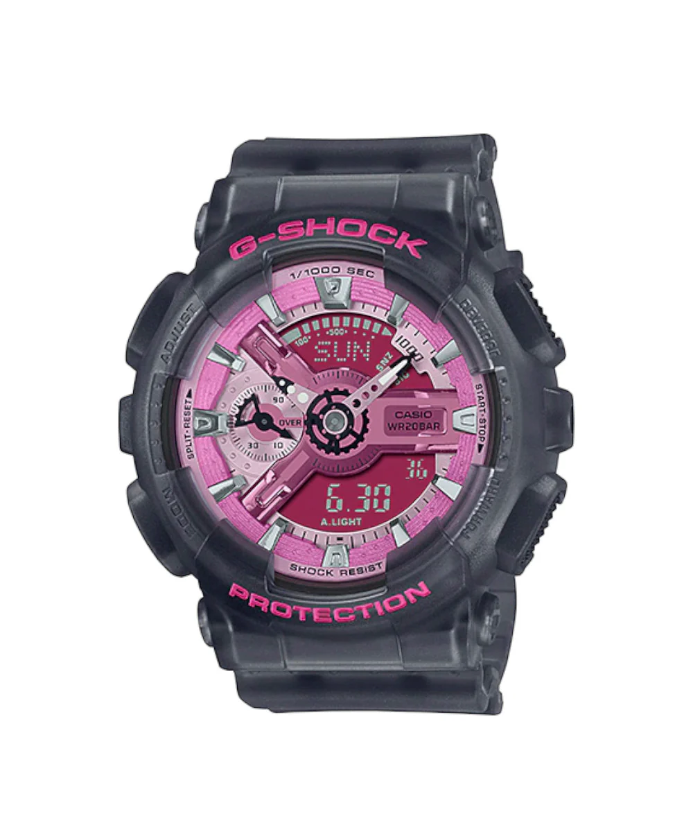 RELOJ PARA MUJER CASIO G-SHOCK  GMA-S110NP-8ADR -GRIS