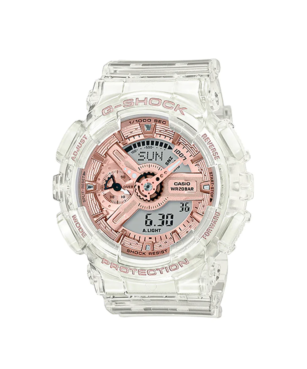 RELOJ PARA MUJER CASIO G-SHOCK GMA-S110SR-7ADR -BLANCO