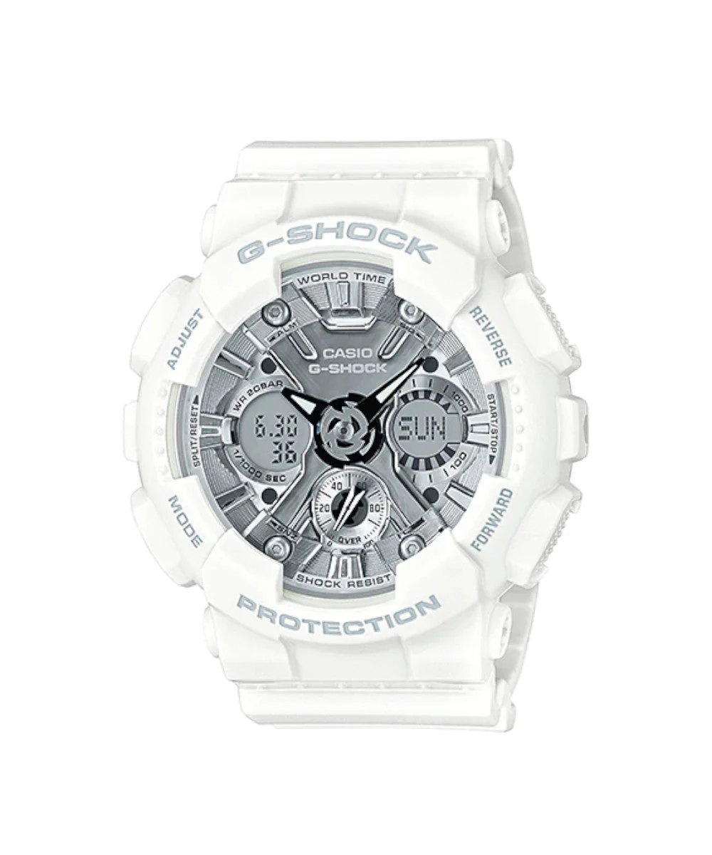 RELOJ PARA MUJER CASIO G-SHOCK  GMA-S120MF-7A1DR -BLANCO