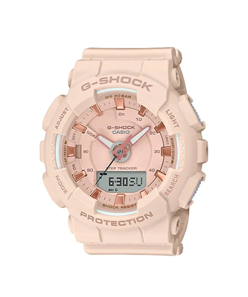 RELOJ PARA MUJER CASIO G-SHOCK  GMA-S130PA-4ADR -ROSADO