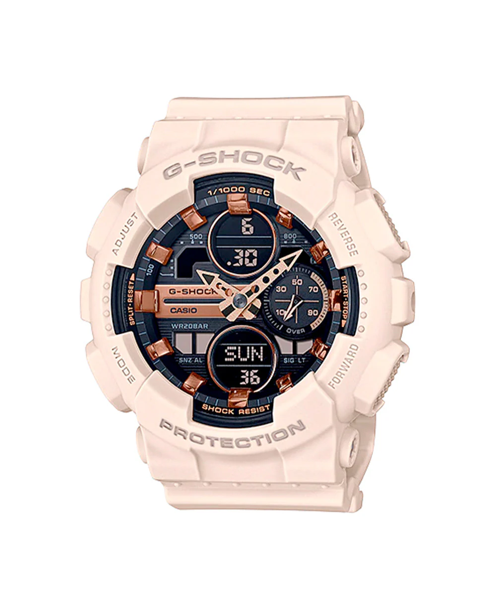 RELOJ CASIO G-SHOCK GMA-S140M-4ADR- ROSADO