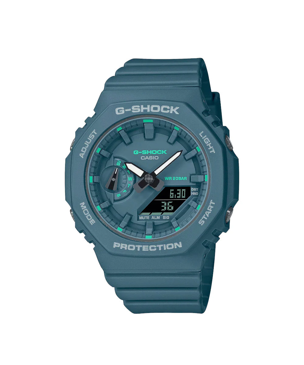 RELOJ PARA MUJER CASIO G-SHOCK  GMA-S2100GA-3ADR -VERDE