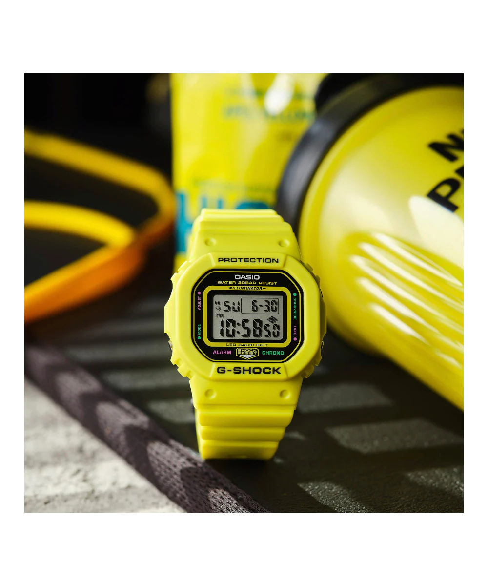 RELOJ PARA MUJER CASIO G-SHOCK  GMD-S5600EP-9DR -AMARILLO - Image 4