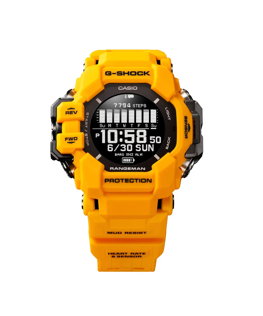 RELOJ CASIO G-SHOCK GPR-H1000-9DR- AMARILLO - Image 3