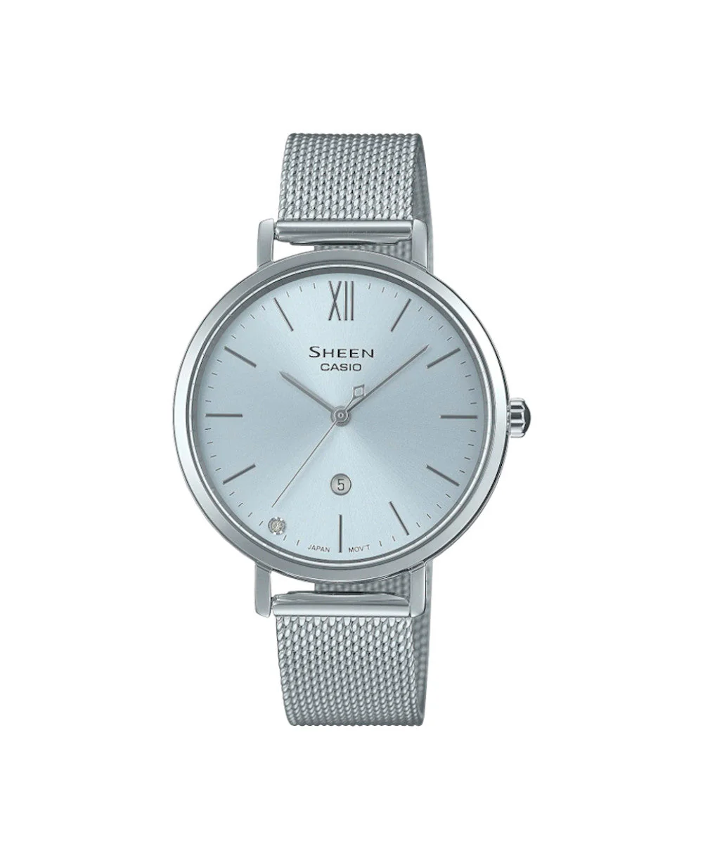 RELOJ PARA MUJER CASIO SHEEN SHE-4539SM-2AUDF -AZUL