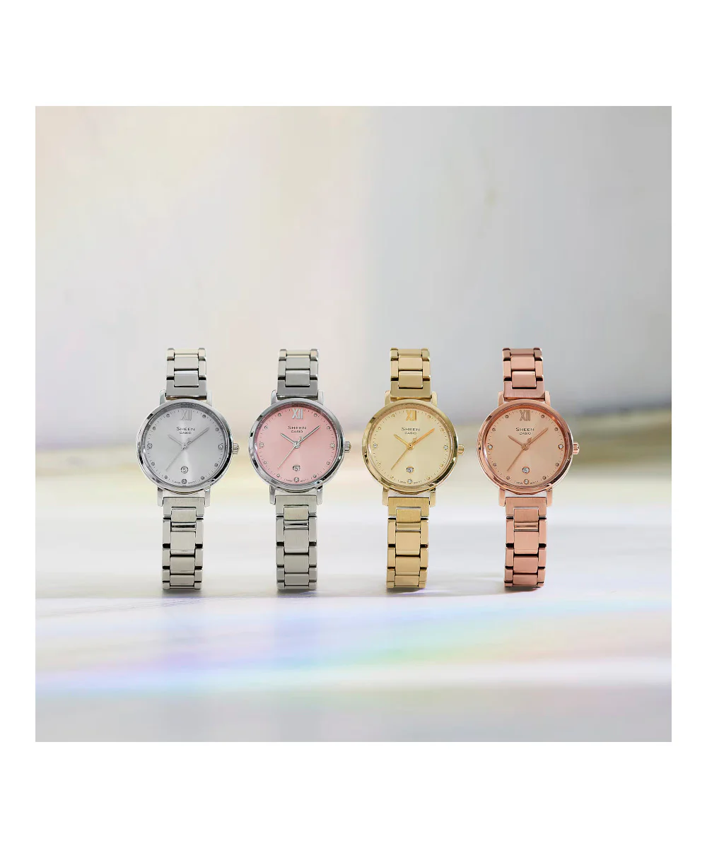 RELOJ PARA MUJER CASIO SHEEN SHE-4540D-4AUDF -ROSADO - Image 2