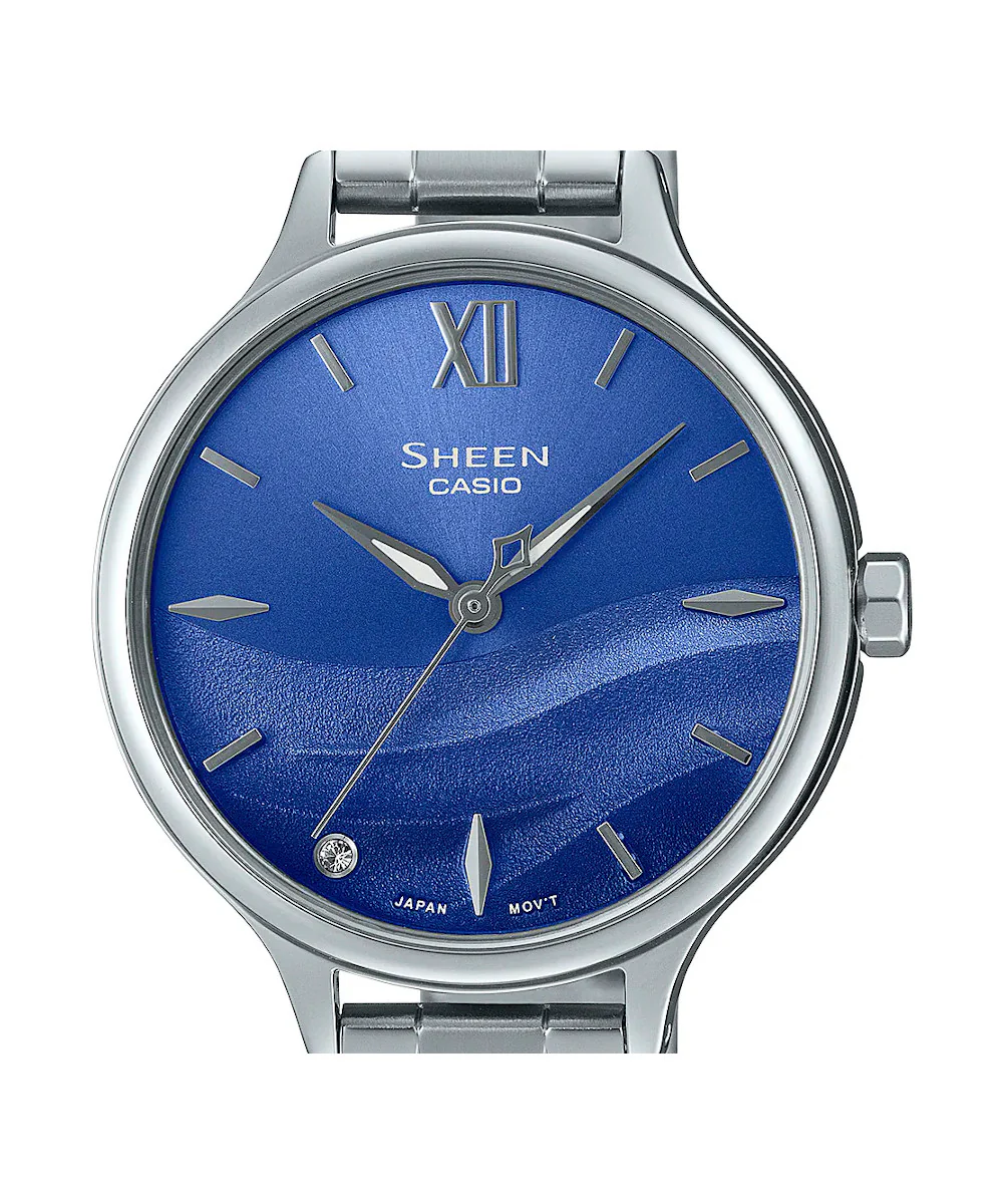 RELOJ PARA MUJER CASIO SHEEN SHE-4550D-2BUDF -AZUL - Image 2