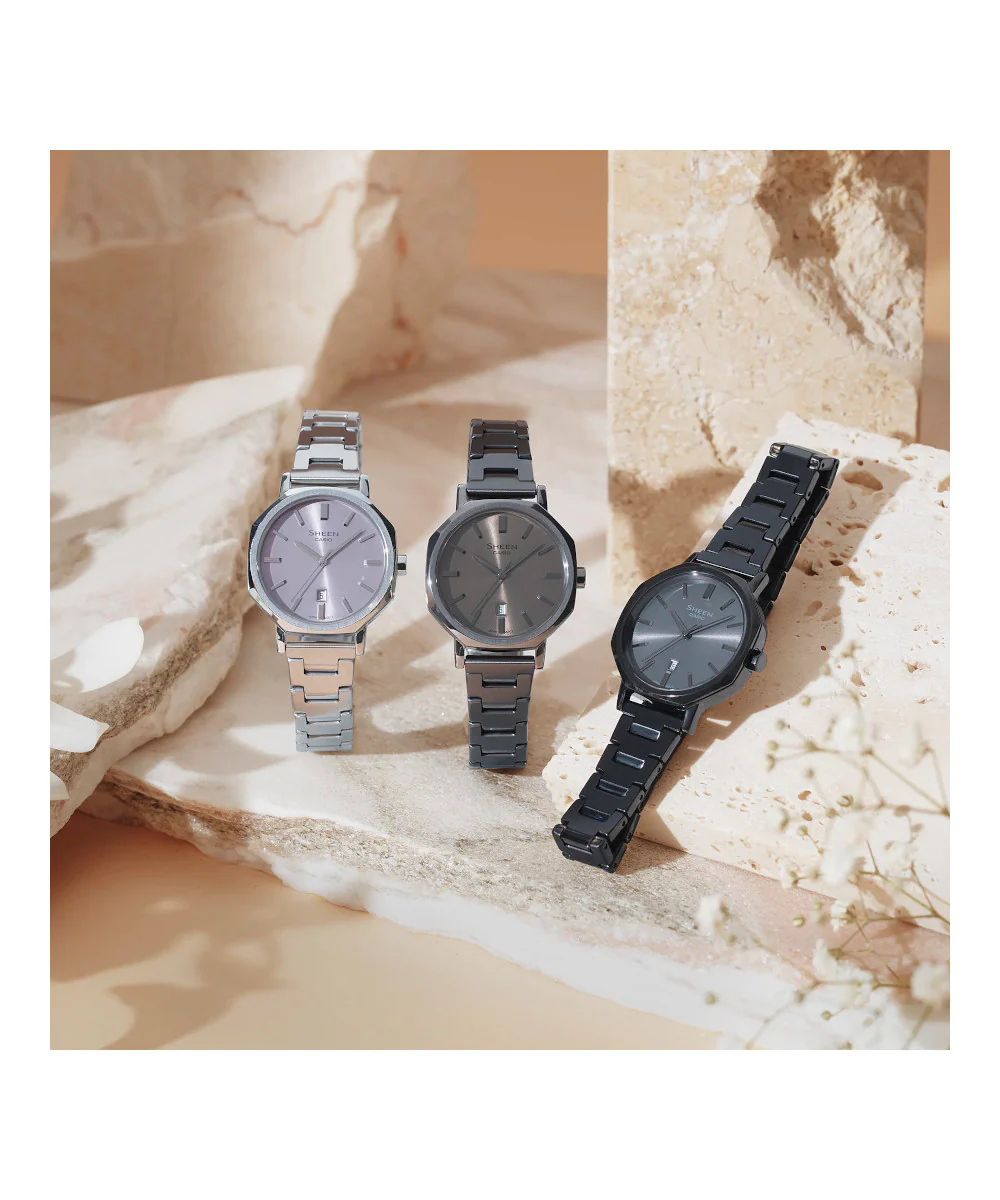 RELOJ PARA MUJER CASIO SHEEN SHE-4554GY-5AUDF -NEGRO - Image 2