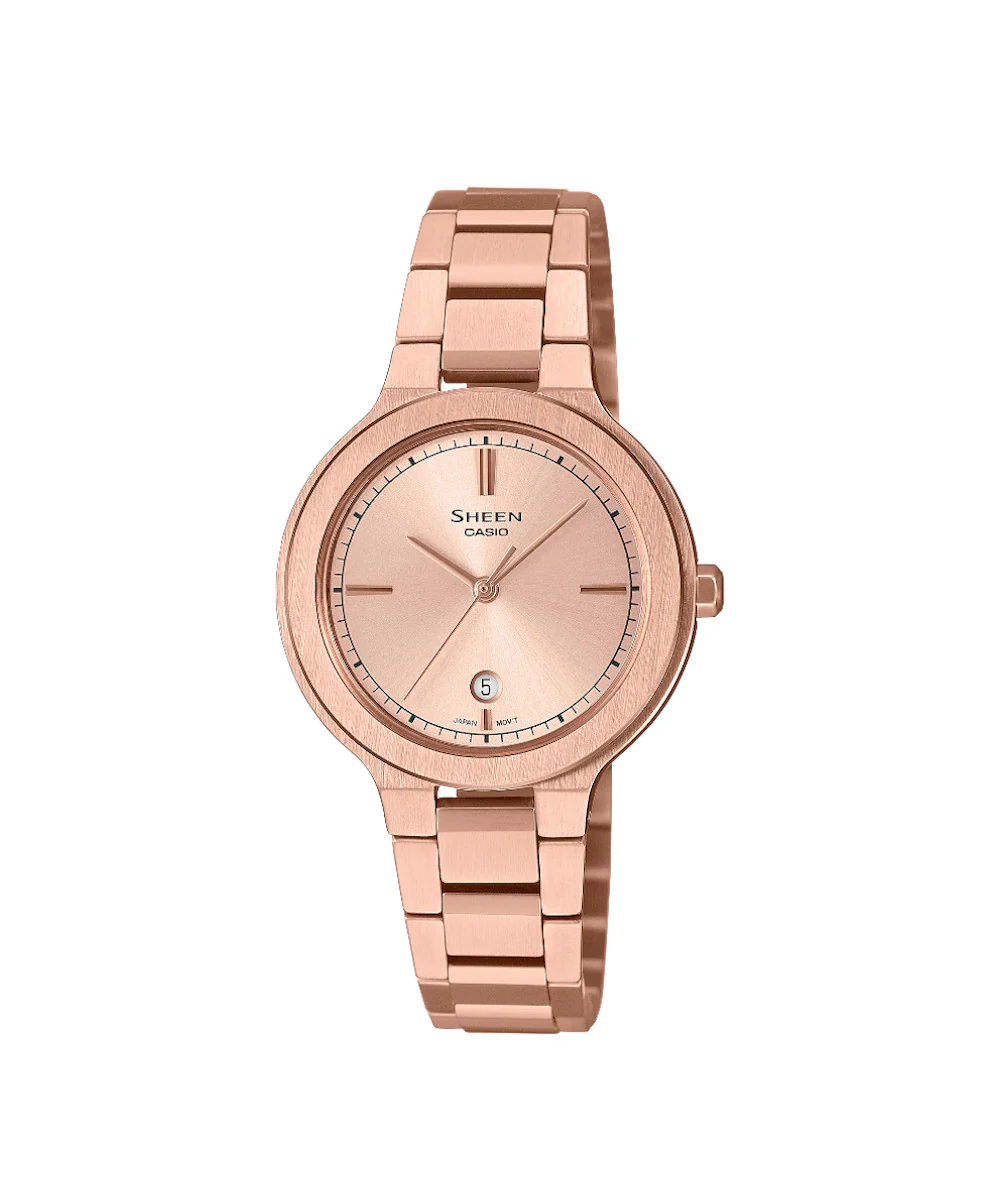 RELOJ PARA MUJER CASIO SHEEN SHE-4559PG-4AUDF -ROSADO