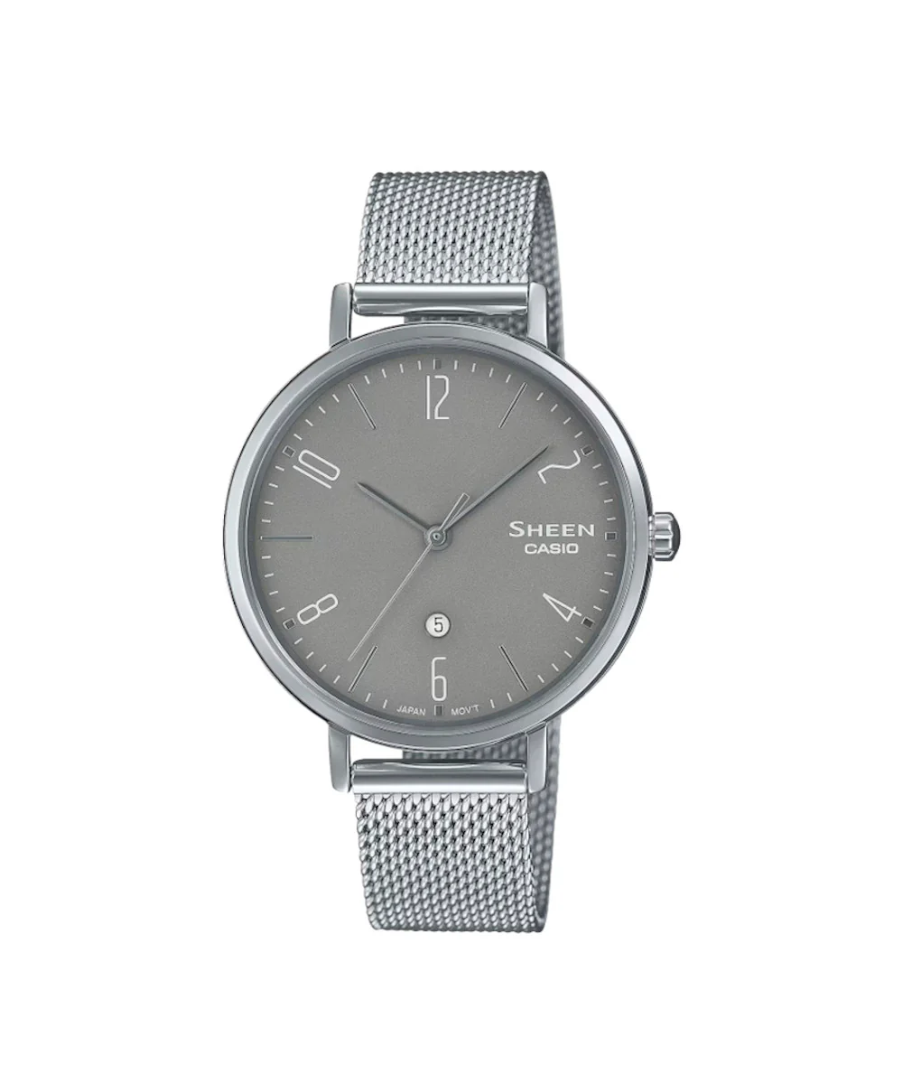 RELOJ PARA MUJER CASIO SHEEN SHE-4562M-8AUDF -PLATEADO
