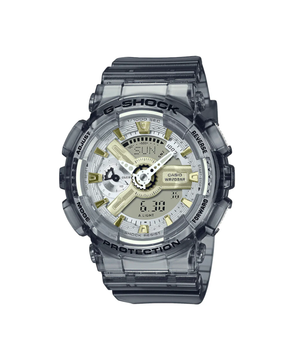 RELOJ PARA MUJER CASIO G-SHOCK  GMA-S110GS-8ADR -NEGRO