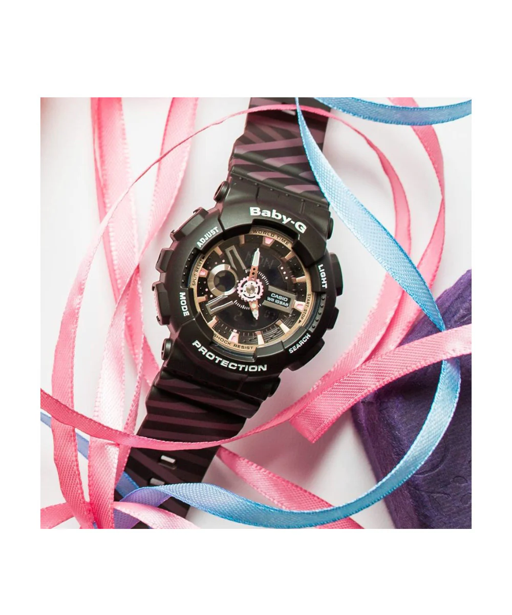 RELOJ PARA MUJER CASIO BABY-G BA-110CH-1ADR -NEGRO - Image 2
