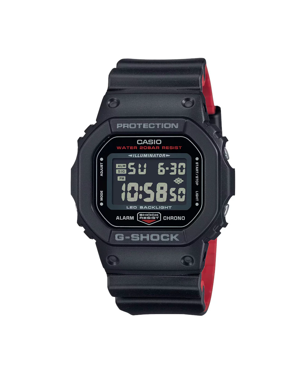 RELOJ CASIO G-SHOCK DW-5600UHR-1DR- NEGRO