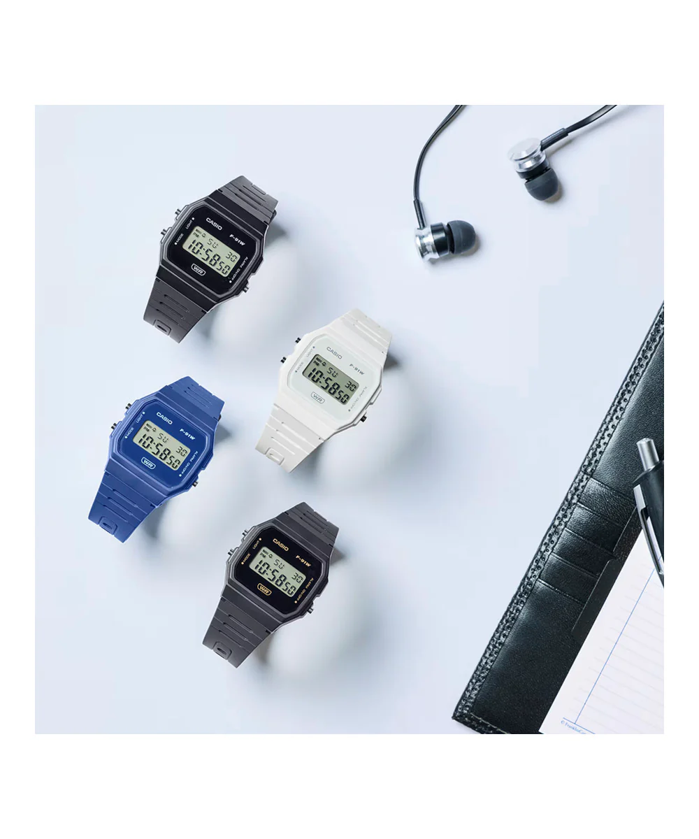RELOJ CASIO F-91WB-2A1DF -AZUL - Image 4