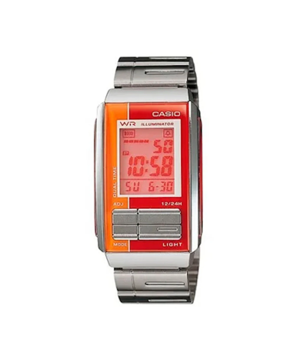 RELOJ PARA MUJER CASIO LA-201W-4ADF -NARANJADO