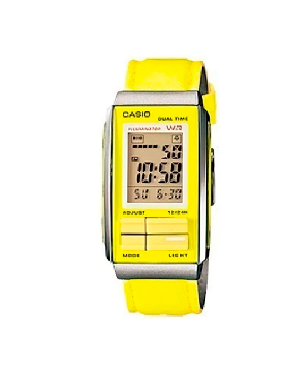 RELOJ PARA MUJER CASIO LA-201WBL-9ADF -AMARILLO
