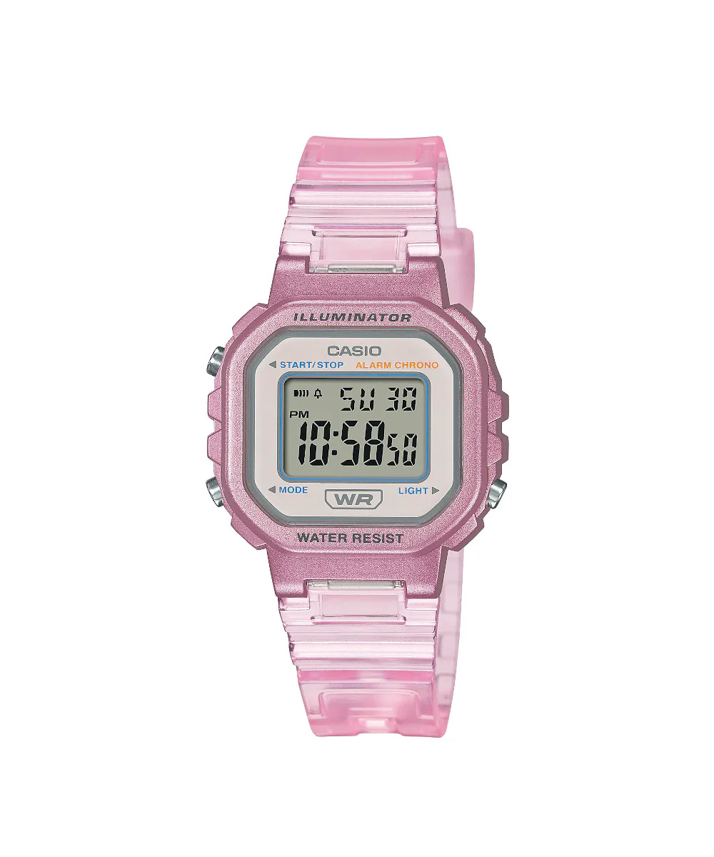 RELOJ PARA MUJER CASIO LA-20WHS-4ADF -ROSADO