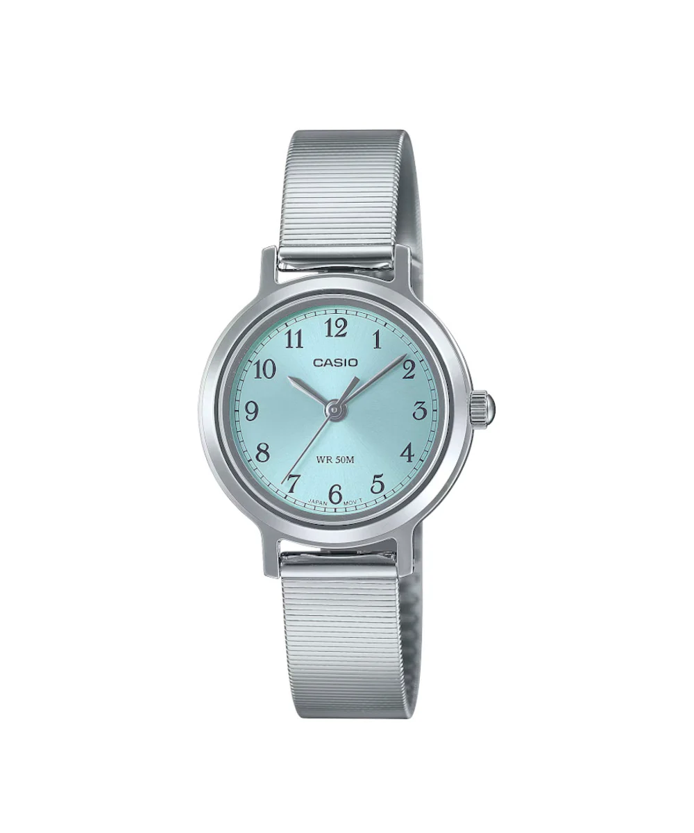RELOJ PARA MUJER CASIO LTP-B170D-2BVDF -PLATEADO