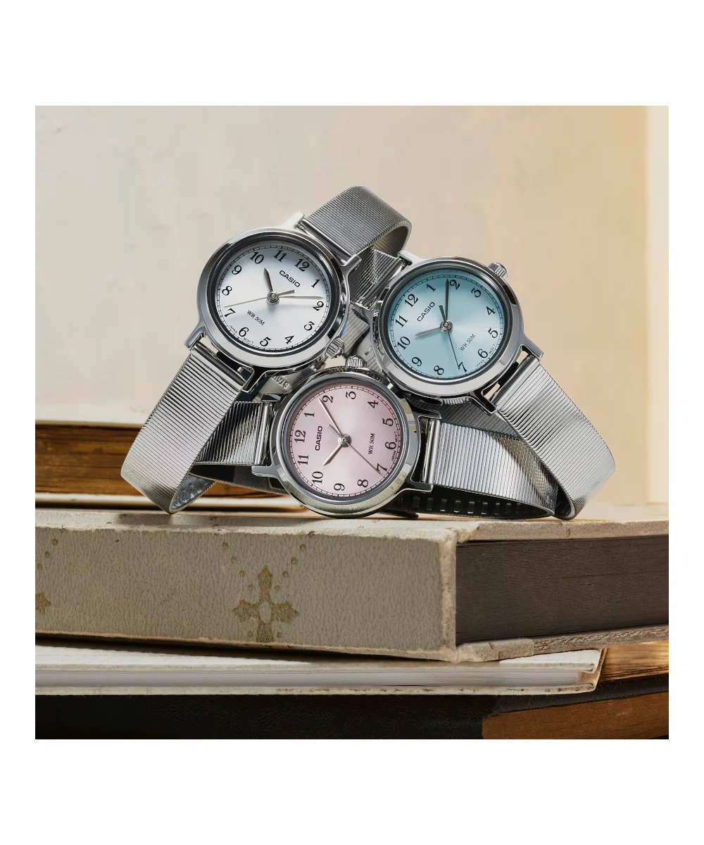 RELOJ PARA MUJER CASIO LTP-B170D-2BVDF -PLATEADO - Image 2