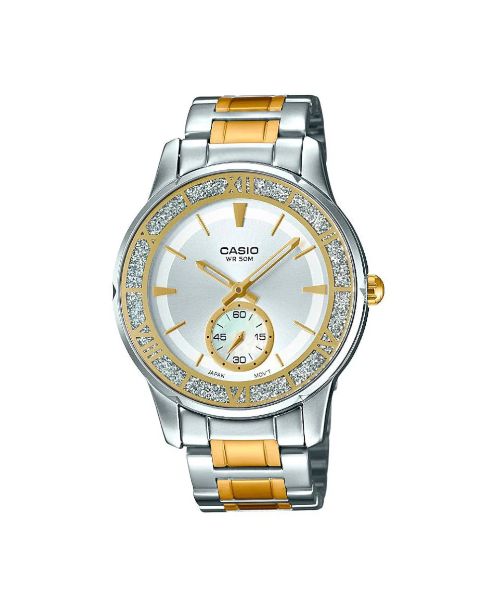 RELOJ PARA MUJER CASIO LTP-E135SG-7AVDF -BLANCO