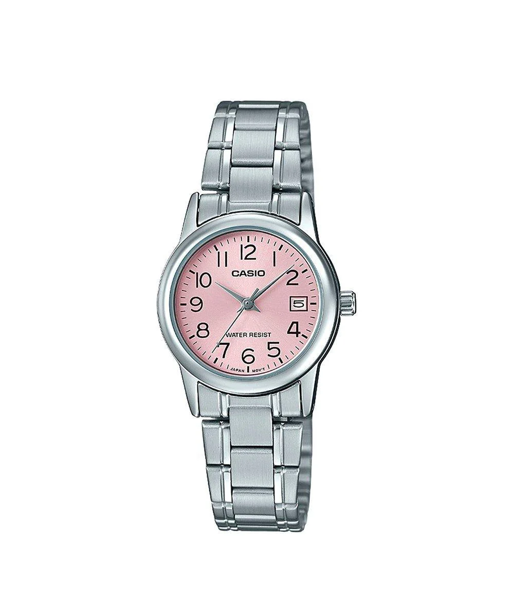 RELOJ PARA MUJER CASIO LTP-V002D-4BUDF -ROSADO