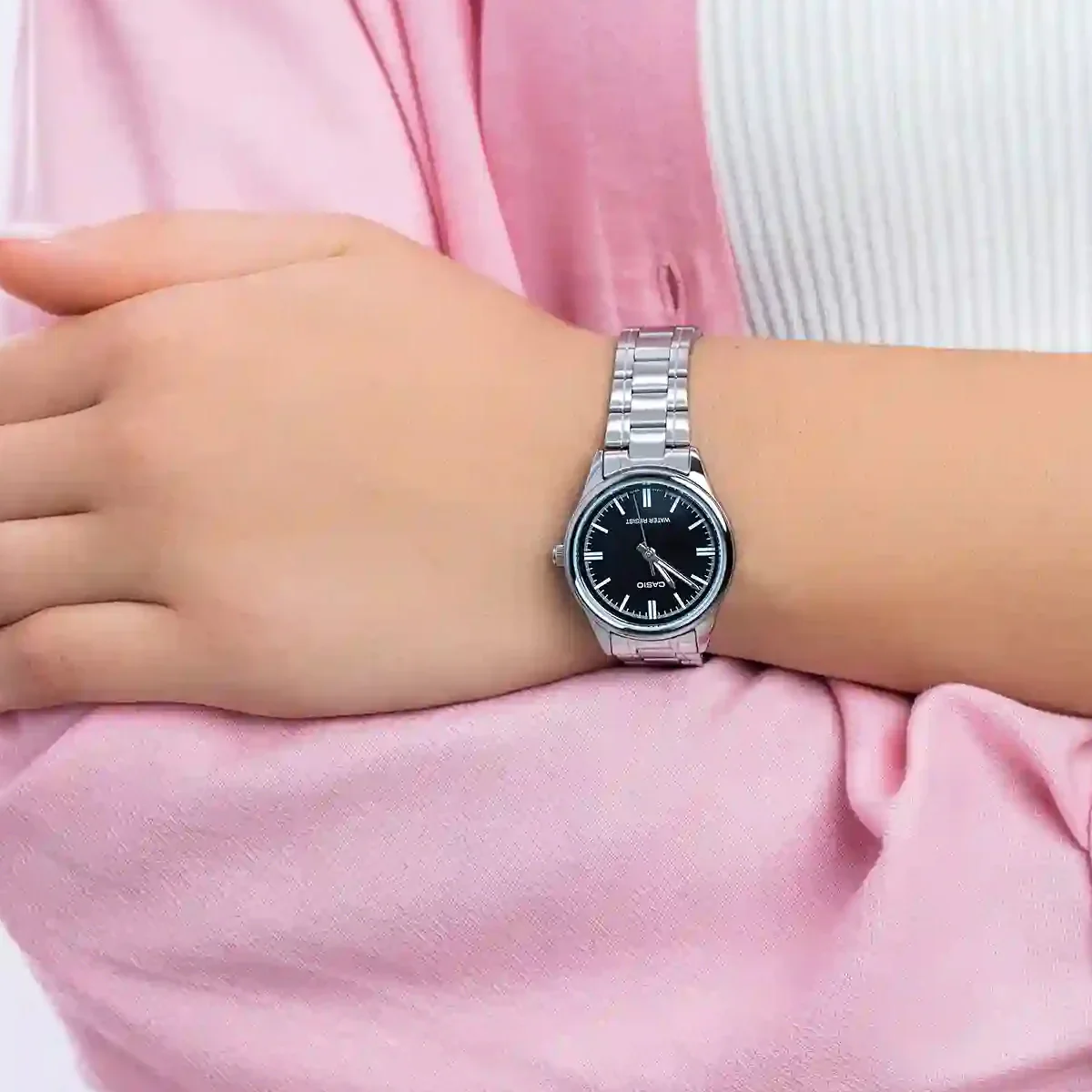 RELOJ PARA MUJER CASIO LTP-V005D-1AUDF -NEGRO - Image 2