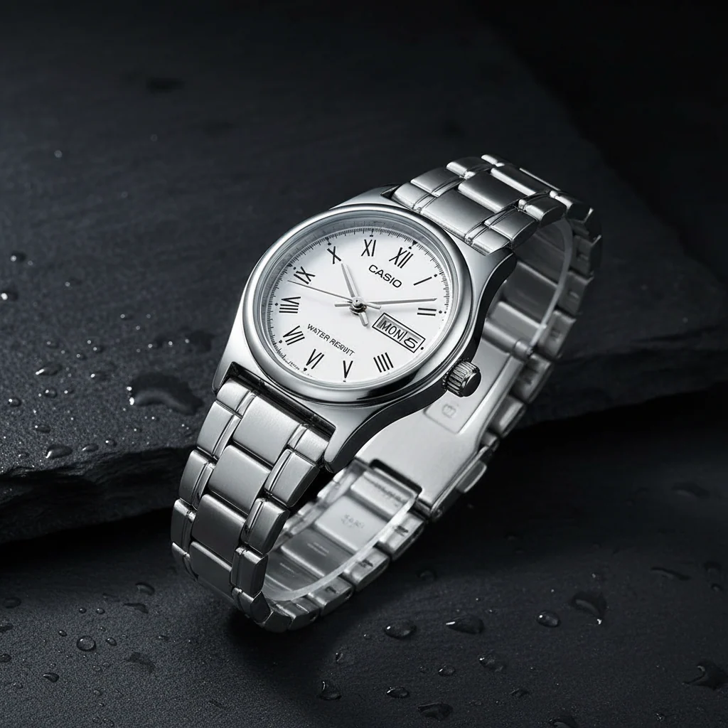 RELOJ PARA MUJER CASIO LTP-V006D-7BUDF -BLANCO - Image 2