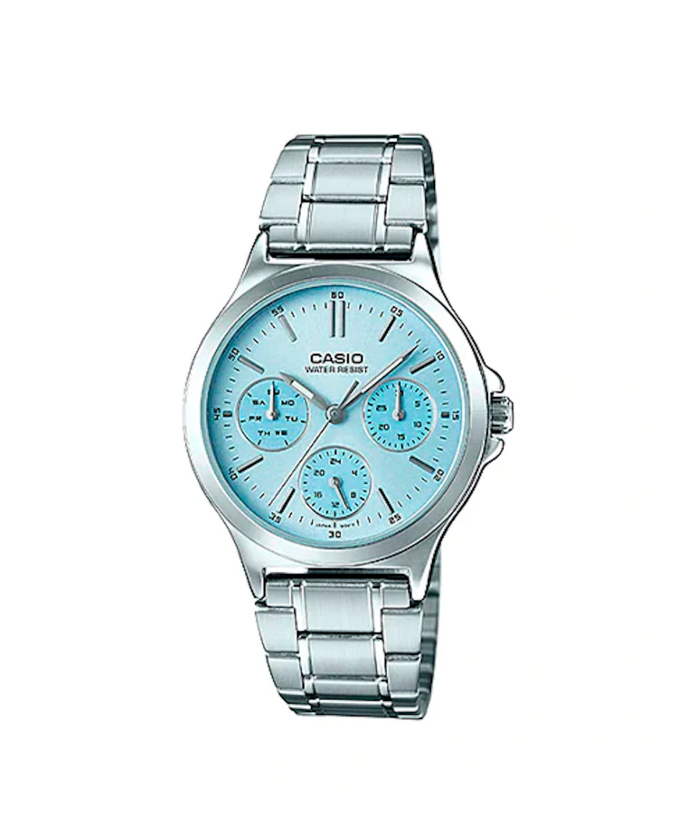 RELOJ PARA MUJER CASIO LTP-V300D-2AUDF -AZUL
