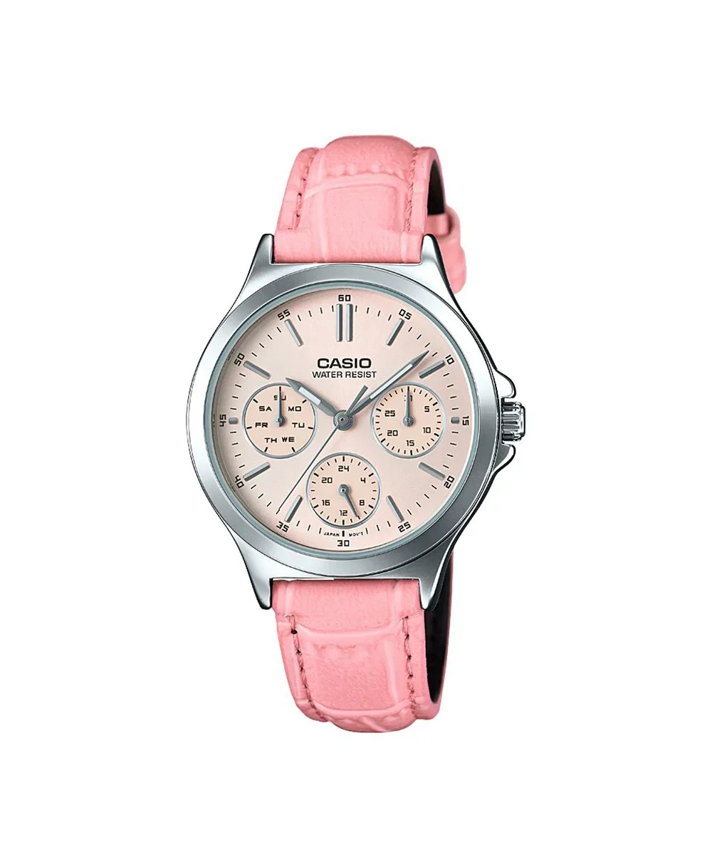 RELOJ PARA MUJER CASIO LTP-V300L-4AUDF -ROSADO