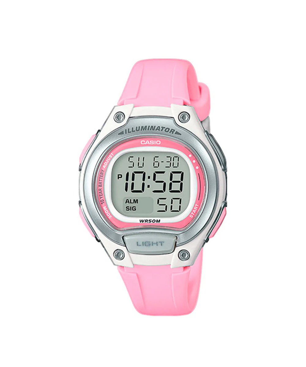 RELOJ PARA MUJER CASIO LW-203-4AVDF -ROSADO