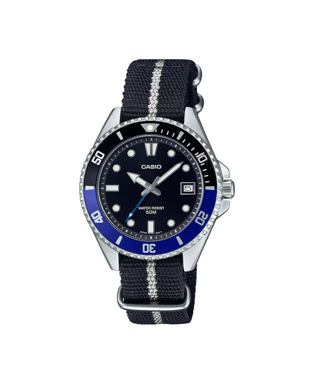 RELOJ PARA HOMBRE CASIO MARLIN MDV-10C-1A2VDF-NEGRO
