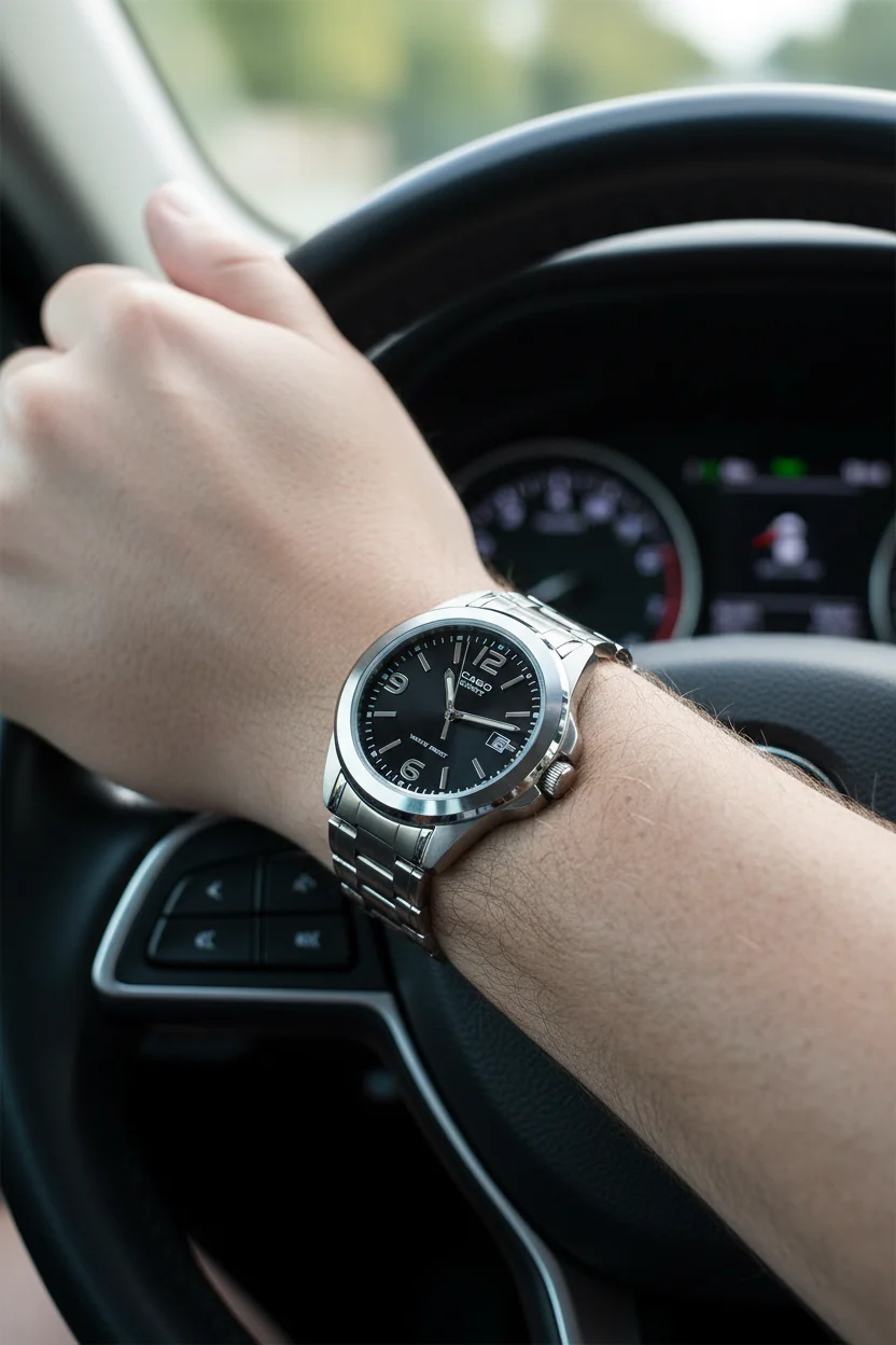 RELOJ PARA HOMBRE CASIO MTP-1215A-1ADF -NEGRO - Image 3
