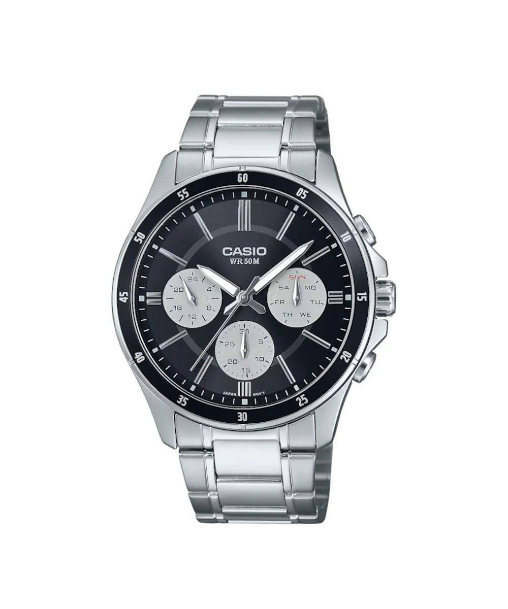 RELOJ PARA HOMBRE CASIO MTP-1374D-1A3VDF -NEGRO