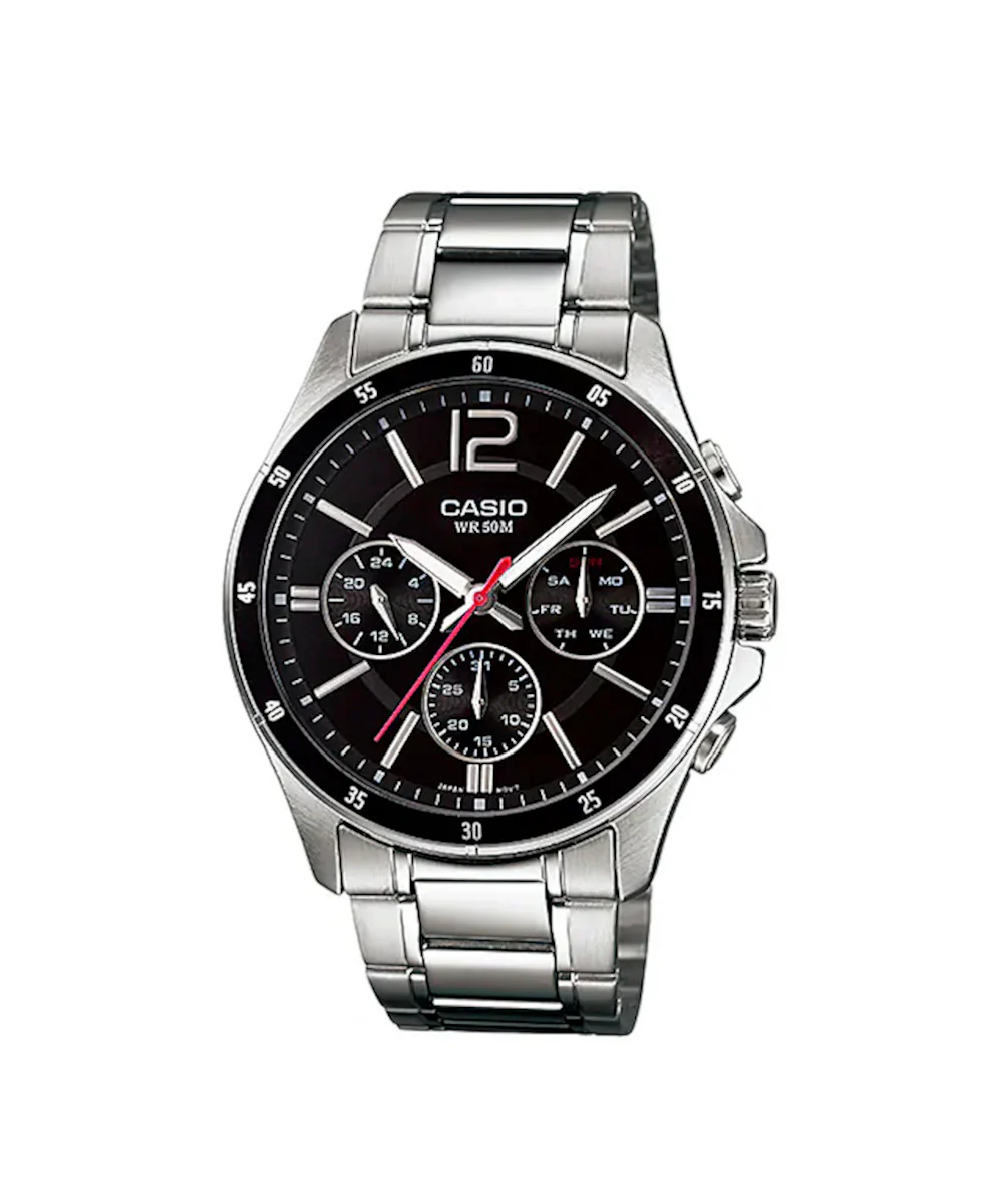 RELOJ PARA HOMBRE CASIO MTP-1374D-1AVDF -NEGRO