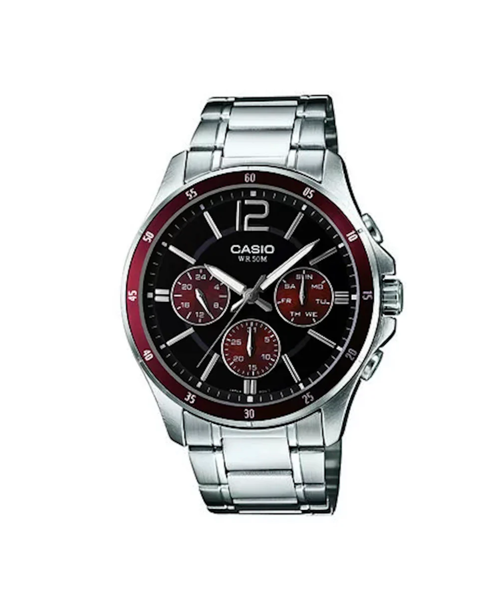 RELOJ PARA HOMBRE CASIO MTP-1374D-5AVDF -CAFÉ