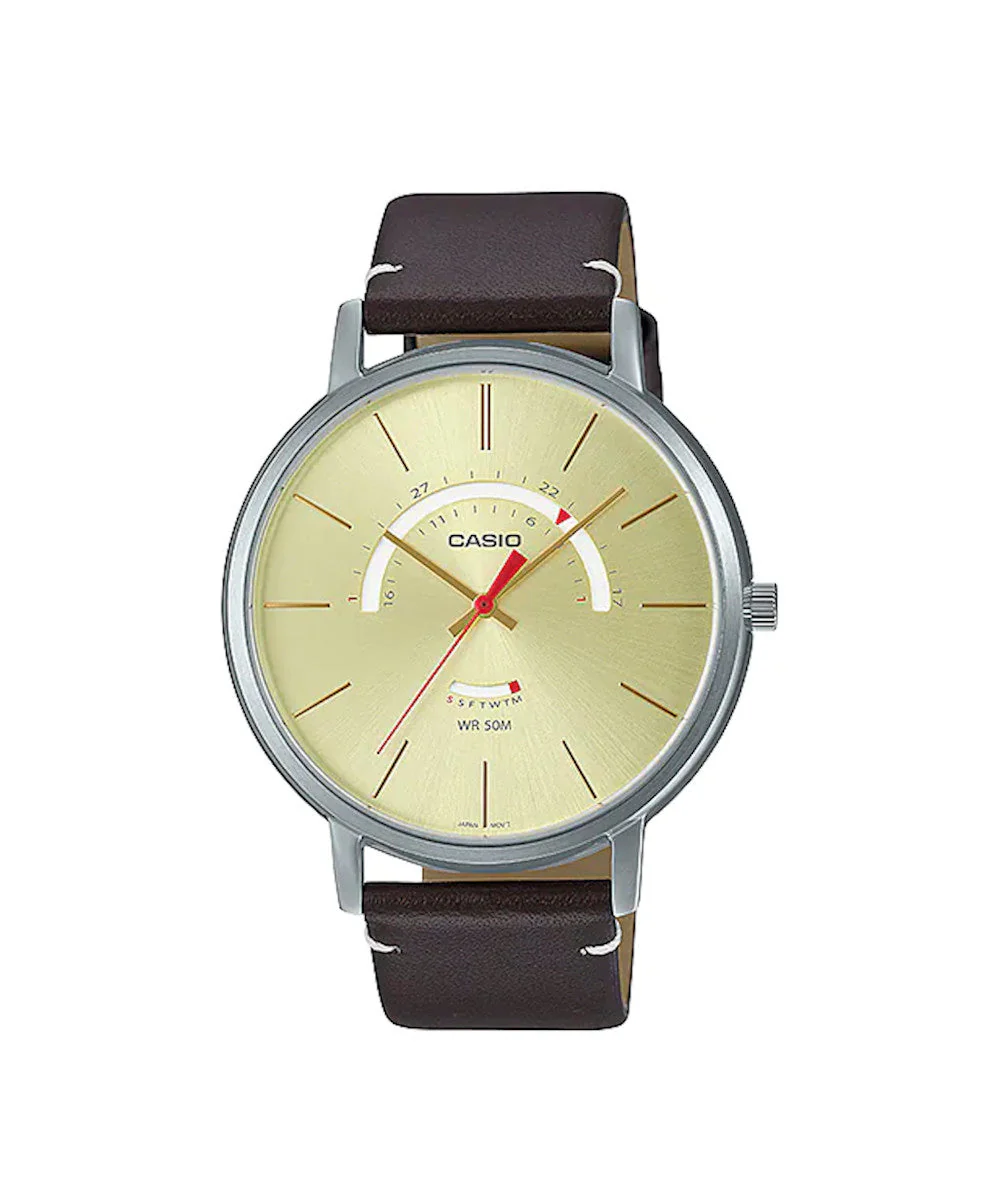 RELOJ PARA HOMBRE CASIO MTP-B105L-9AVDF -AMARILLO