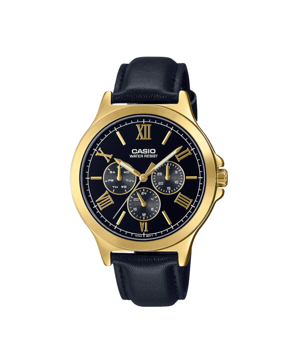 RELOJ PARA HOMBRE CASIO MTP-V300GL-1AUDF -NEGRO