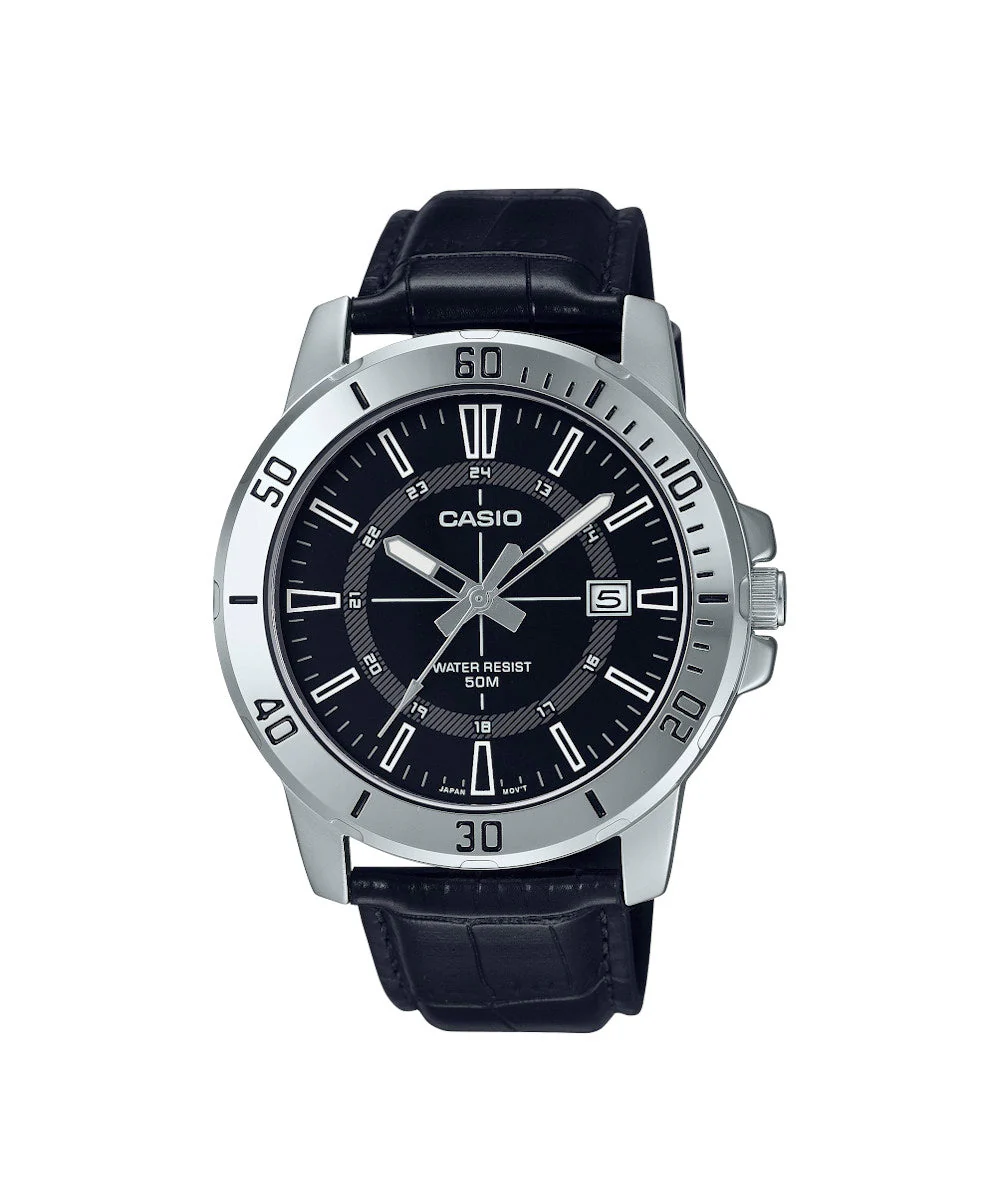 RELOJ PARA HOMBRE CASIO MTP-VD01L-1CVUDF -NEGRO