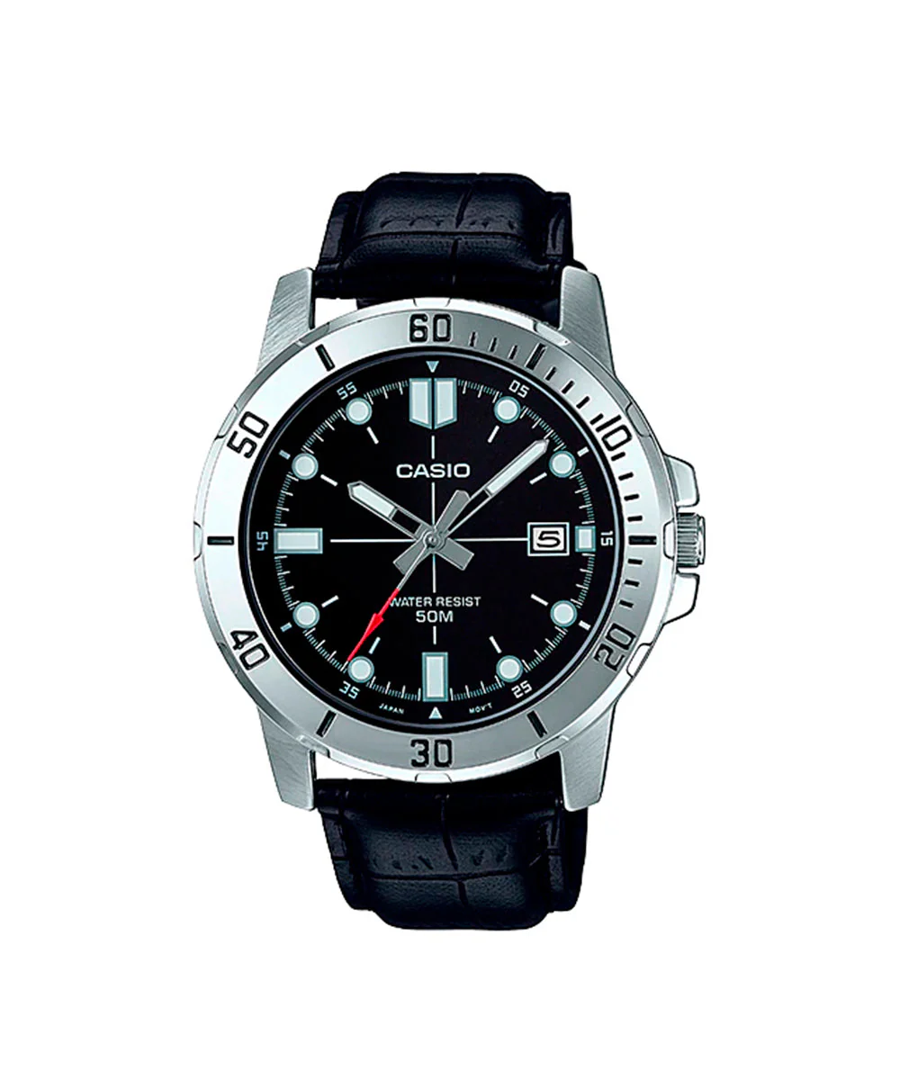 RELOJ PARA HOMBRE CASIO MTP-VD01L-1EVUDF -NEGRO